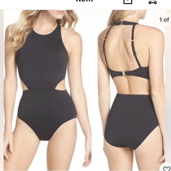 Tommy Bahama Other - Tommy Bahama pearl hi neck cut out one piece